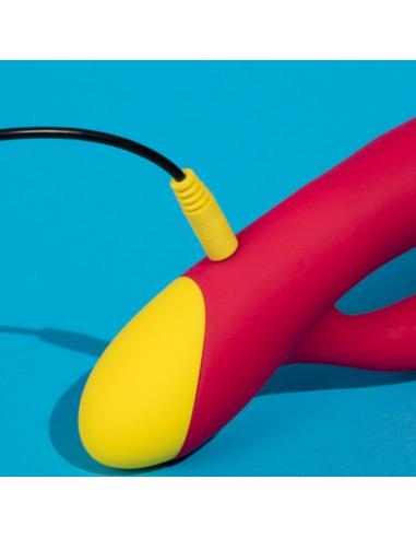 Romp - jazz vibrador rabbit recargable rojo