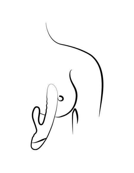 Romp - jazz vibrador rabbit recargable rojo