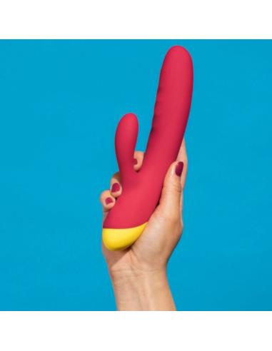 Romp - jazz vibrador rabbit recargable rojo