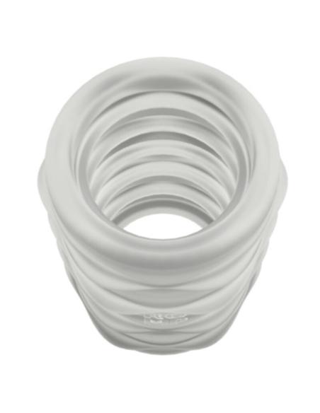 Romp - mosh masturbador masculino transparente con funda reversble de 6 cm