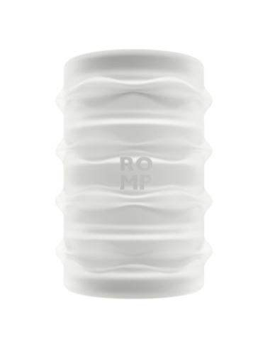 Romp - mosh masturbador masculino transparente con funda reversble de 6 cm