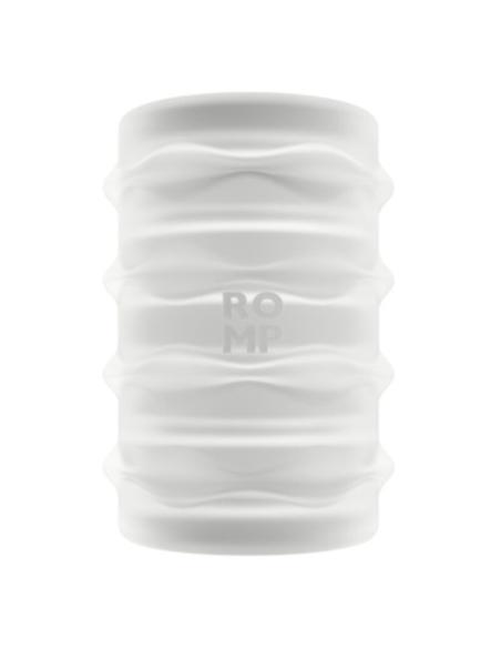Romp - mosh masturbador masculino transparente con funda reversble de 6 cm