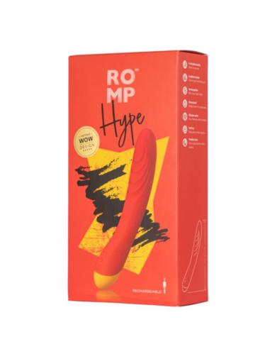 Romp - hype vibrador punto g multifunción rojo