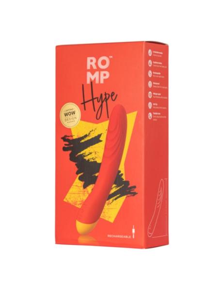 Romp - hype vibrador punto g multifunción rojo