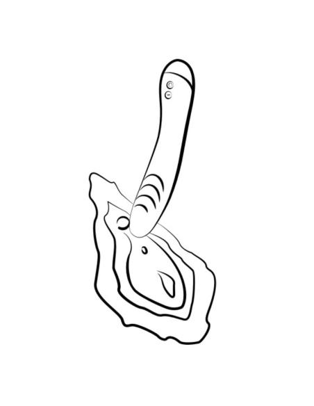 Romp - hype vibrador punto g multifunción rojo