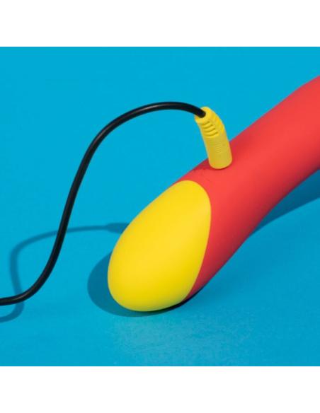 Romp - hype vibrador punto g multifunción rojo