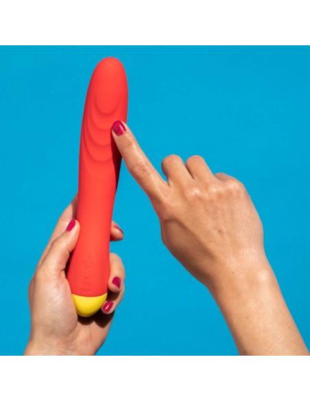 Romp - hype vibrador punto g multifunción rojo
