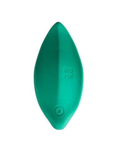 Romp - wave vibrador estimulador de clítoris forma ergonómica verde agua