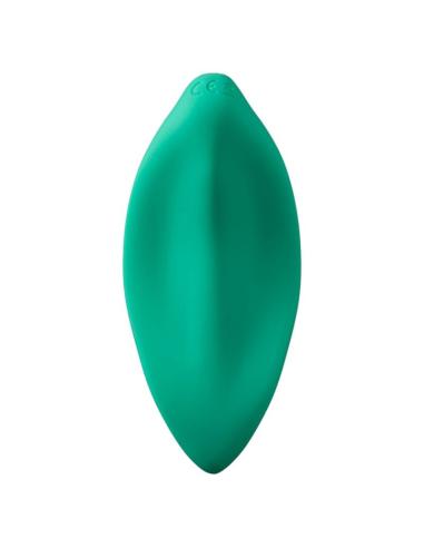 Romp - wave vibrador estimulador de clítoris forma ergonómica verde agua