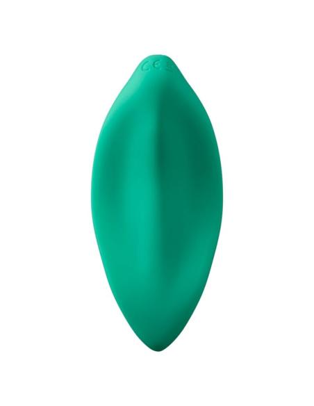 Romp - wave vibrador estimulador de clítoris forma ergonómica verde agua