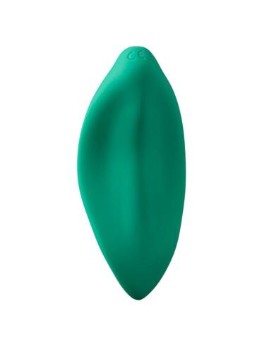 Romp - wave vibrador estimulador de clítoris forma ergonómica verde agua