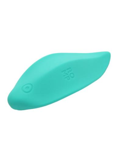 Romp - wave vibrador estimulador de clítoris forma ergonómica verde agua