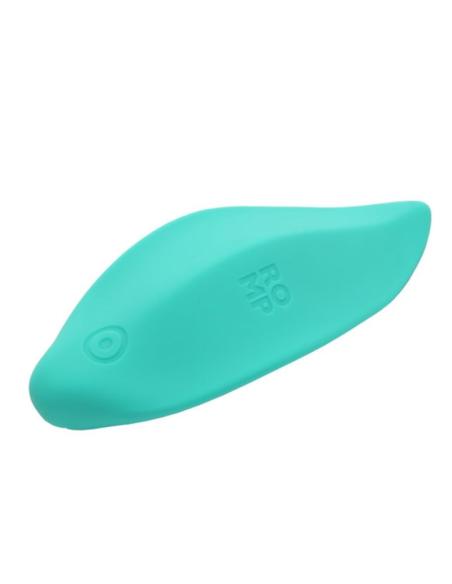 Romp - wave vibrador estimulador de clítoris forma ergonómica verde agua