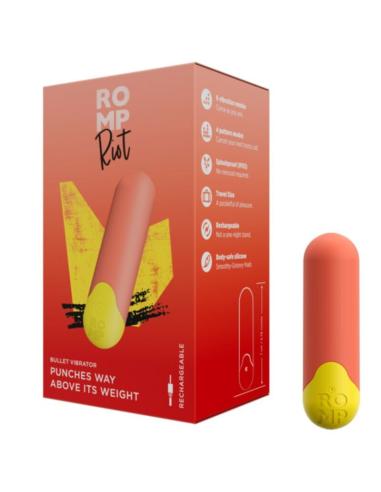 Romp - riot bala vibradora multifunción naranja + amarilla