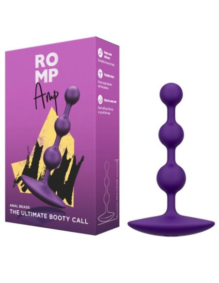 Romp - amp purple bolas anales flexibles de silicona 12,5 cm morado