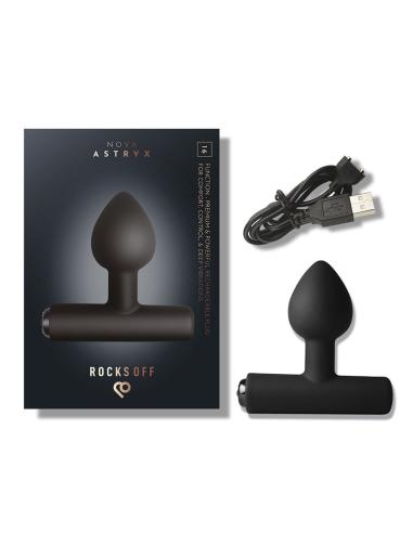 Rocks-off - nova astryx premium plug anal recargable 16 funciones negro