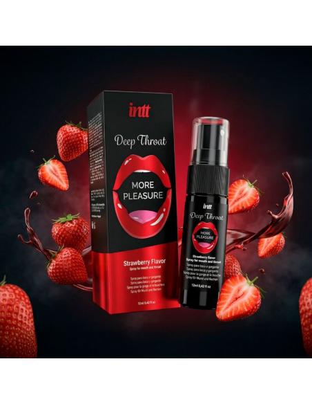 Intt - deep throat more pleasure spray oral sabor fresa