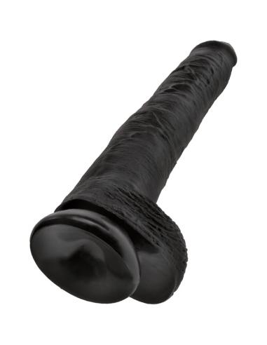 King cock - pene realístico con testículos 30.5 cm negro