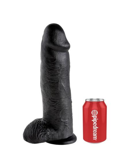 King cock - pene realistico negro 30.48 cm
