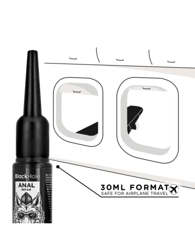 Black hole - aplicador de lubricante anal talla s 30 ml