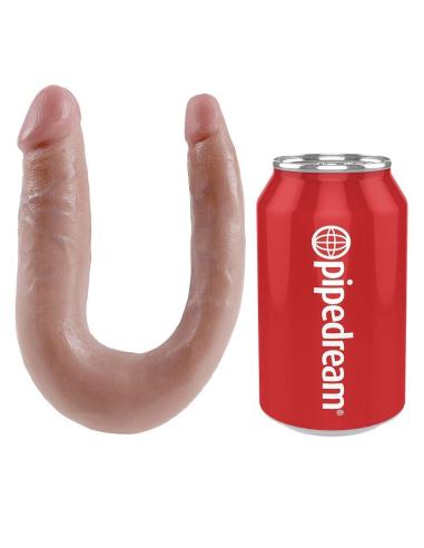 King cock - dildo doble penetración 12.7 cm natural