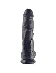 King cock - pene realistico negro 25.4 cm