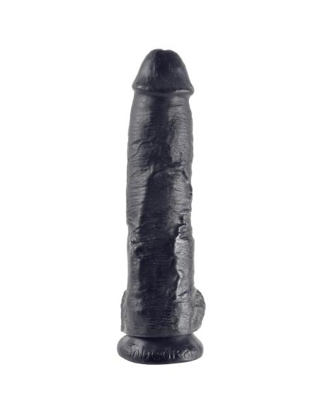 King cock - pene realistico negro 25.4 cm