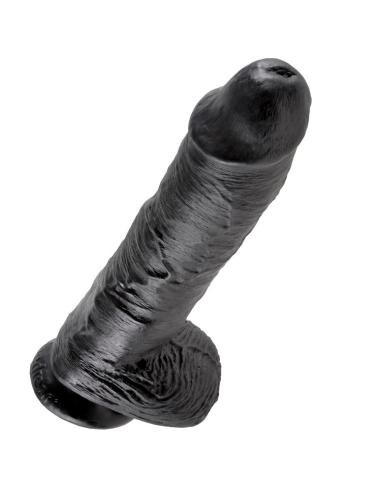 King cock - pene realistico negro 25.4 cm