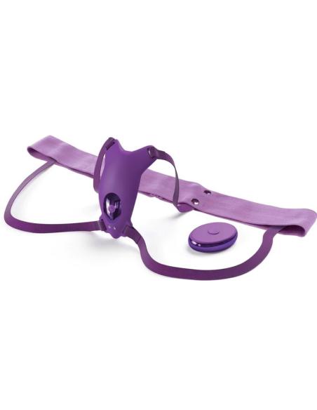 Fantasy for her - arnes mariposa vibrador, recargable & control remoto violeta