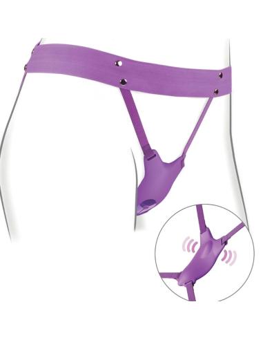 Fantasy for her - arnes mariposa vibrador, recargable & control remoto violeta