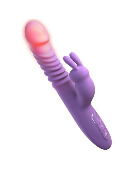 Fantasy for her - estimulador clitoris rabbit con funcion calor oscilacion y vibracion violeta
