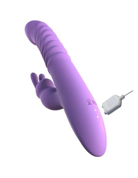 Fantasy for her - estimulador clitoris rabbit con funcion calor oscilacion y vibracion violeta