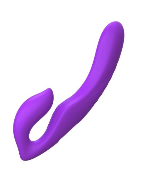 Fantasy for her - vibrador doble penetracion control remoto 9 niveles violeta