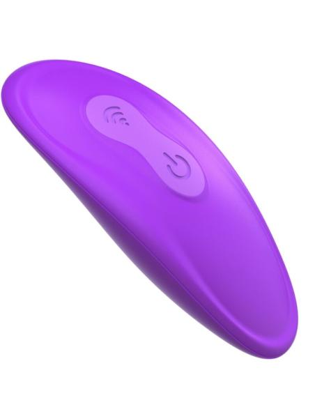 Fantasy for her - vibrador doble penetracion control remoto 9 niveles violeta