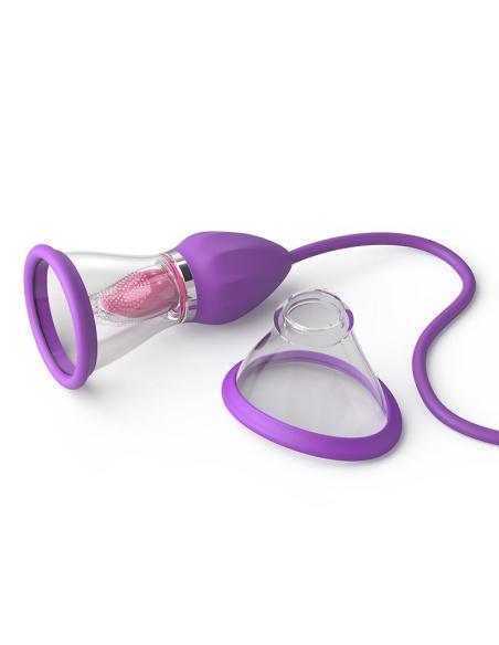 Fantasy for her - ultimate pleasure max manguera de succión con lengua estimuladora morado