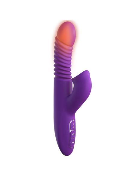 Fantasy for her - estimulador clitoris con funcion calor oscilacion y vibracion violeta