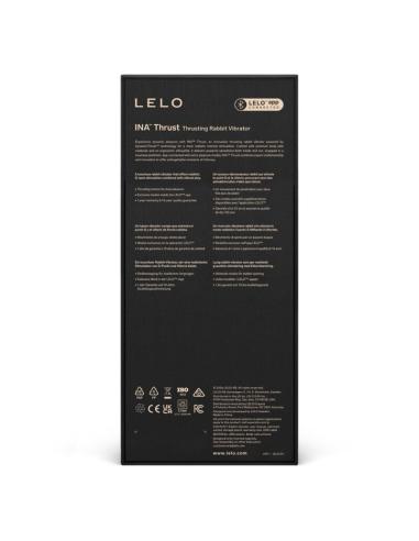Lelo - ina thrust vibrador rabbit con empuje negro