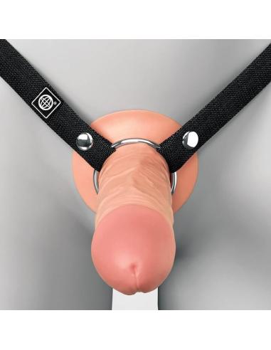 Fantasy x-tensions - arnés con dildo hueco realístico elite 12.7 cm