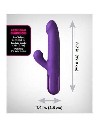 Fantasy for her - vibrador rabbit super sonix thruster morado