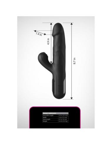 Fetish fantasy series - vibrador rabbit sonix silicone thruster negro