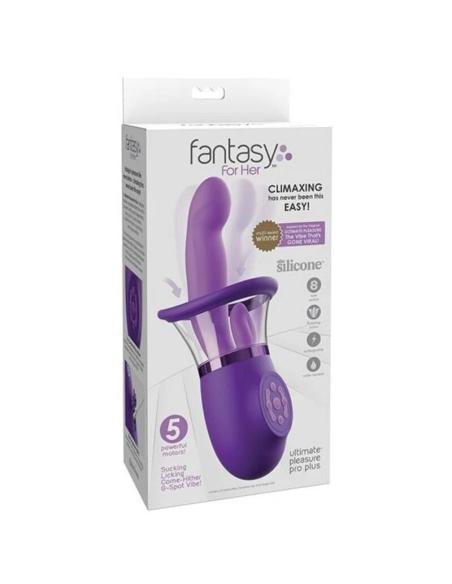 Fantasy for her - vibrador rabbit ultimate pleasure pro plus morado