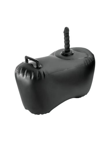 Fetish fantasy series - sillón hinchable body dock con dildo 69,2 cm negro