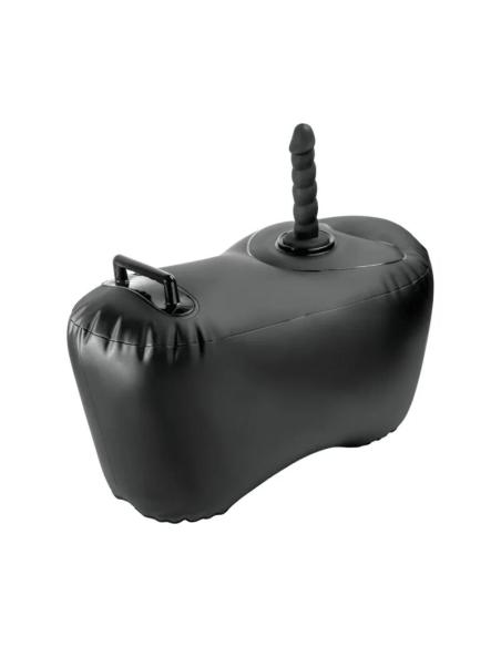 Fetish fantasy series - sillón hinchable body dock con dildo 69,2 cm negro