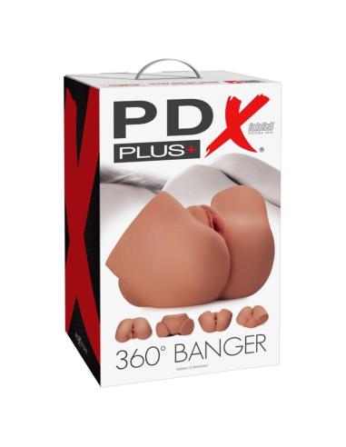 Pdx plus - masturbador realista 360 banger ano y vagina