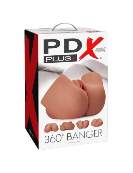Pdx plus - masturbador realista 360 banger ano y vagina