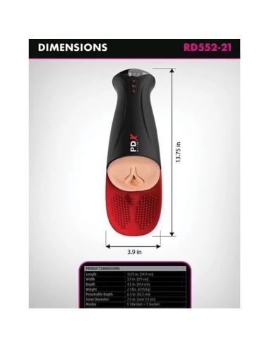 Pdx elite - masturbador automático fuck-o-matic pro xl 42 cm