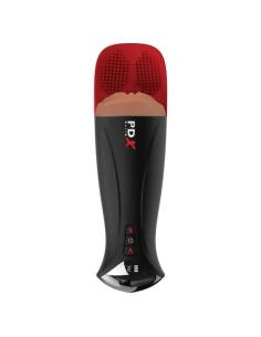 Pdx elite - masturbador automático fap-o-matic pro xl vibrador marrón 34.9 cm 2