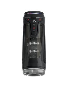 Pdx elite - masturbador automático moto-bator pro thrusting stroker vibrador y calor 26.5 cm