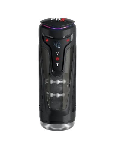 Pdx elite - masturbador automático moto-bator pro thrusting stroker vibrador y calor 26.5 cm