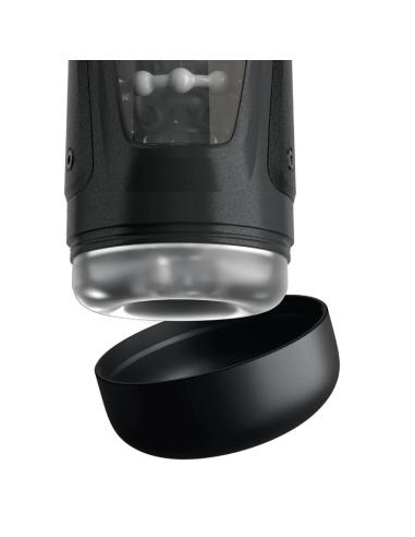 Pdx elite - masturbador automático moto-bator pro thrusting stroker vibrador y calor 26.5 cm